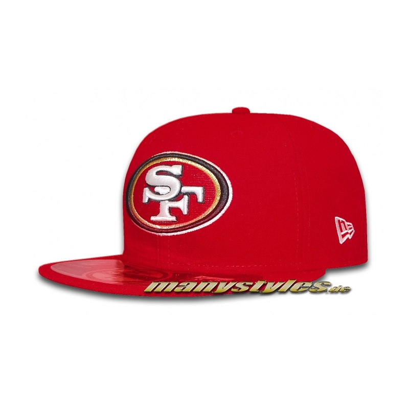 San Francisco 49ers 59FIFTY NFL Authentic Cap Game Red