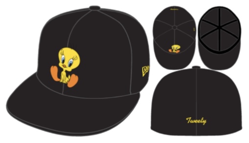 Looney Tunes Tweety 59FIFTY Fitted exclusive Cap Black von New Era