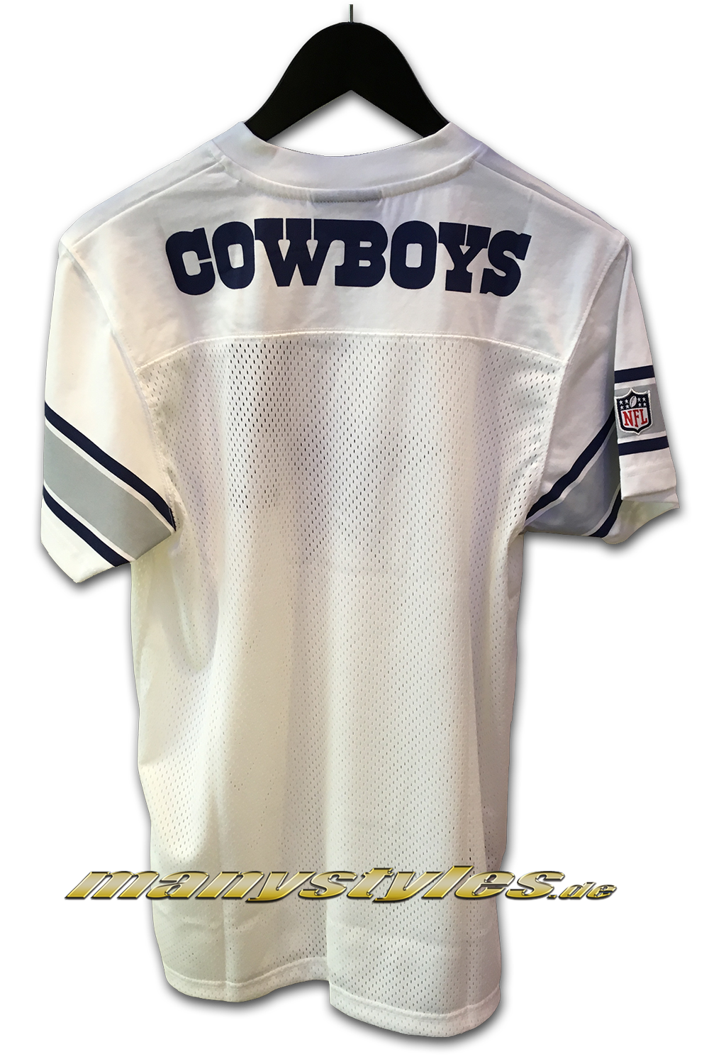 Dallas Cowboys NFL Team Jersey White Navy OTC Original Team Color von New Era backview rückseite