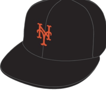 NY METS MLB Authentic LowPro Low Crown LowProfile exclusive 59FIFTY Cap Game in Black Orange von New Era