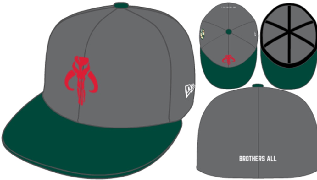 Star Wars Licensed Disney 59FIFTY Fitted exclusive Cap The Mandalorian Brothers All Graphite Green Scarlet Red White von New Era