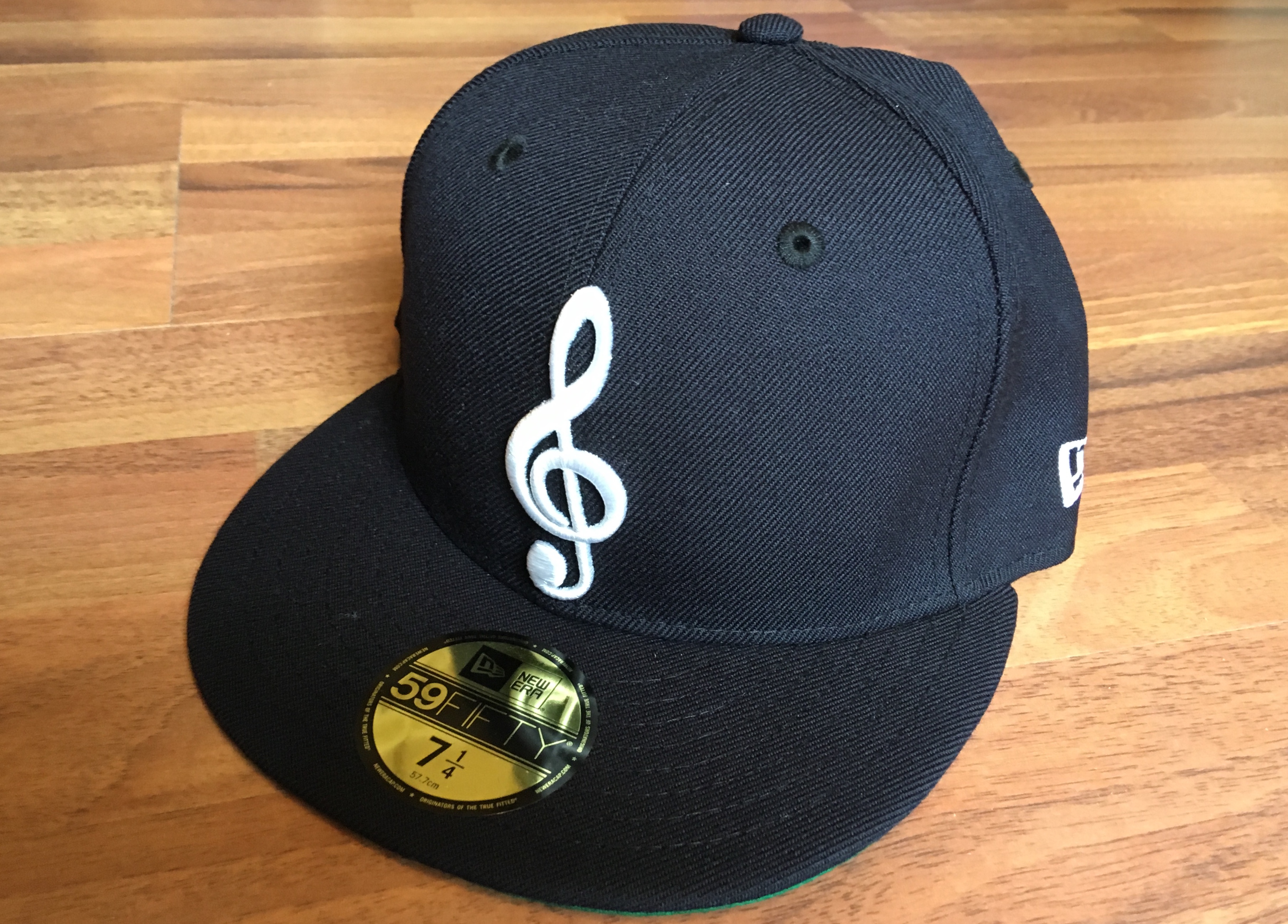 New Era 59FIFTY Unlicensed The Music Note exclusive Cap in Navy White Origina Pic