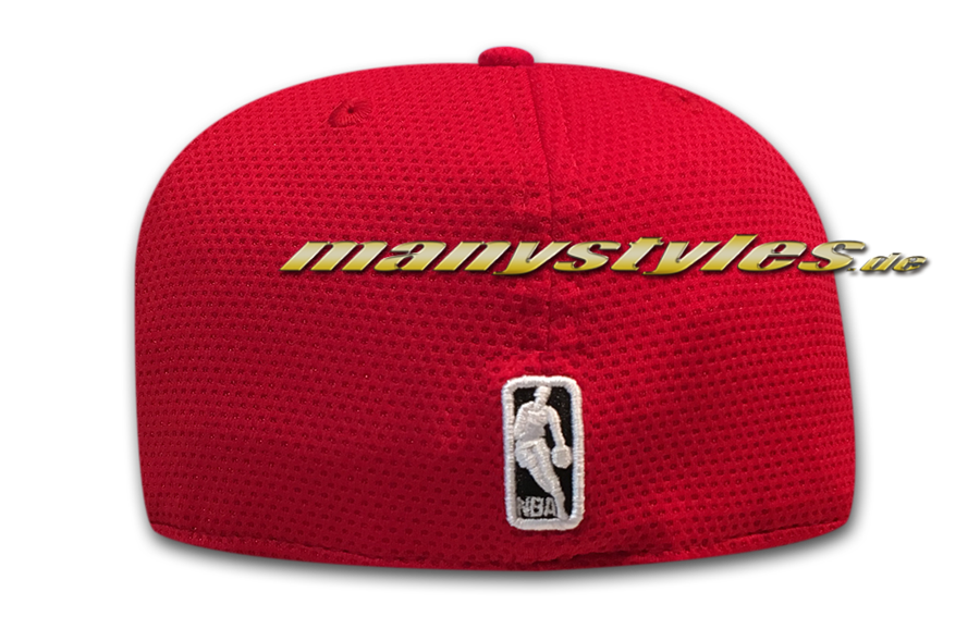 Chicago Bulls 59FIFTY NBA MB Pack Chromed Logo Diamond Era Cap Scarlet Red Black OTC von New Era backview lnbalogomeeen