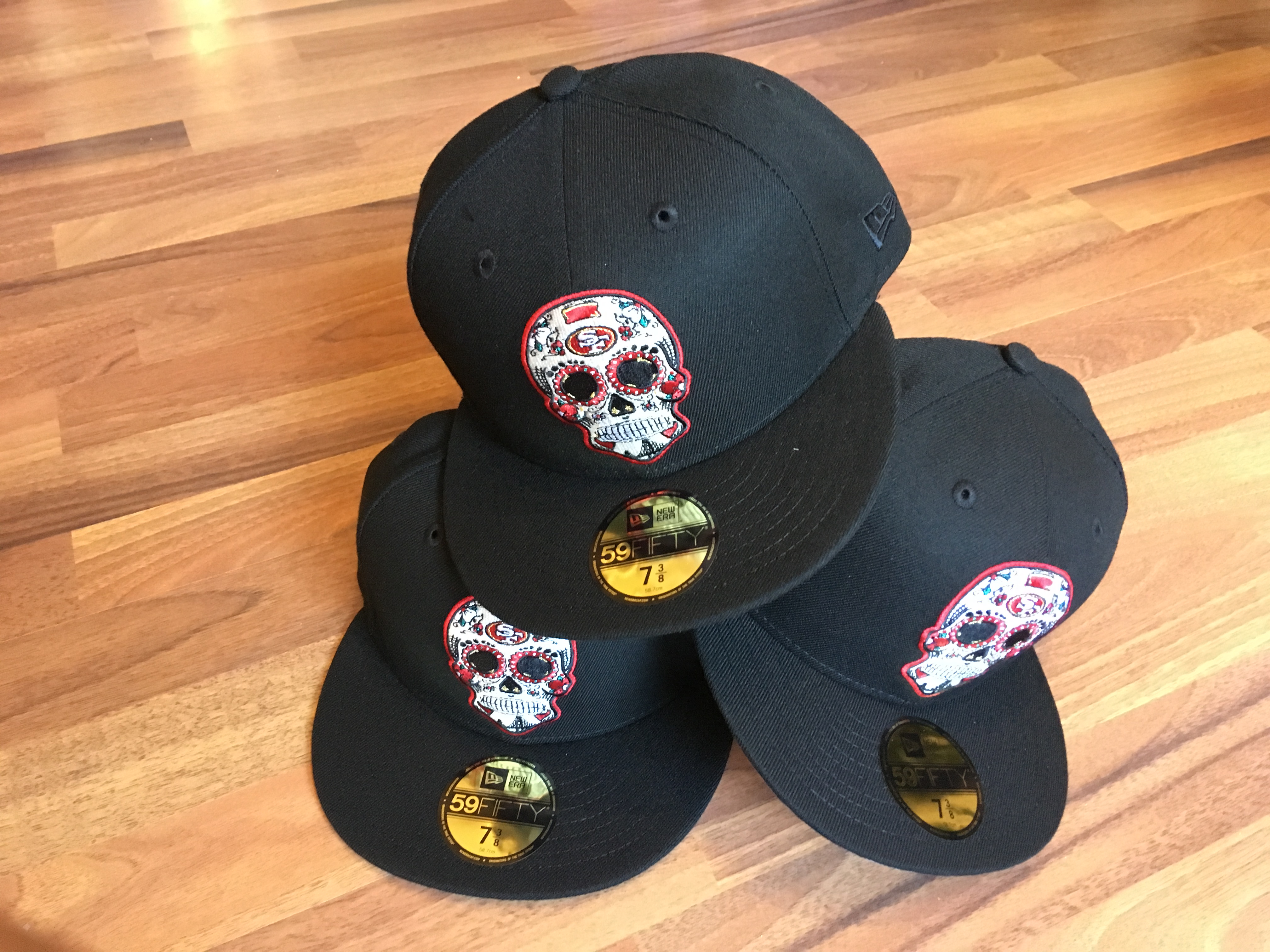 manystyles San Francisco 49ers 59FIFTY Fitted NFL Dia de Los Muertos exclusive Cap von New Era