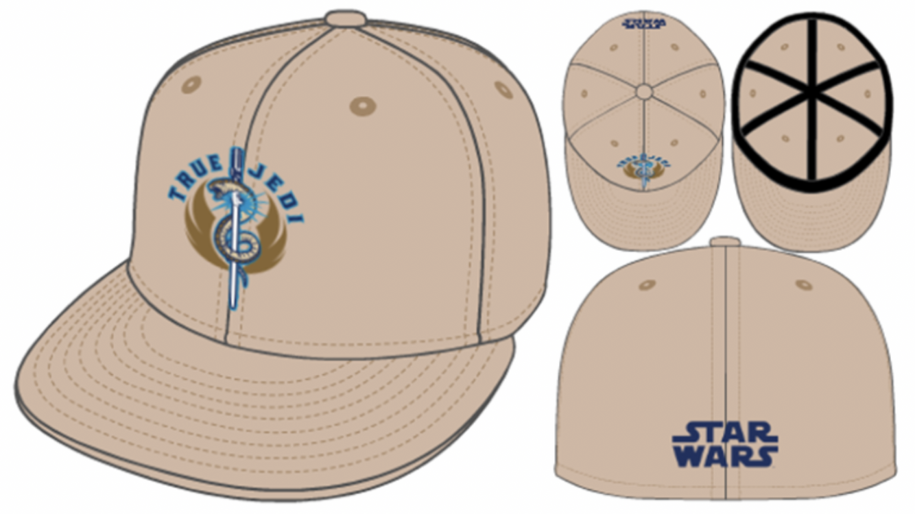 Star Wars Licensed 59FIFTY fitted manystyles exclusive Cap True Jedi in Oatmeal von New Era Line Sheet