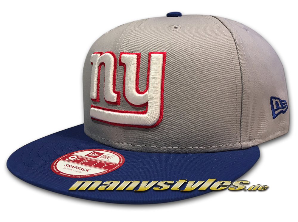 NY Giants NFL 9FIFTY TM Cotton Block Snapback Cap