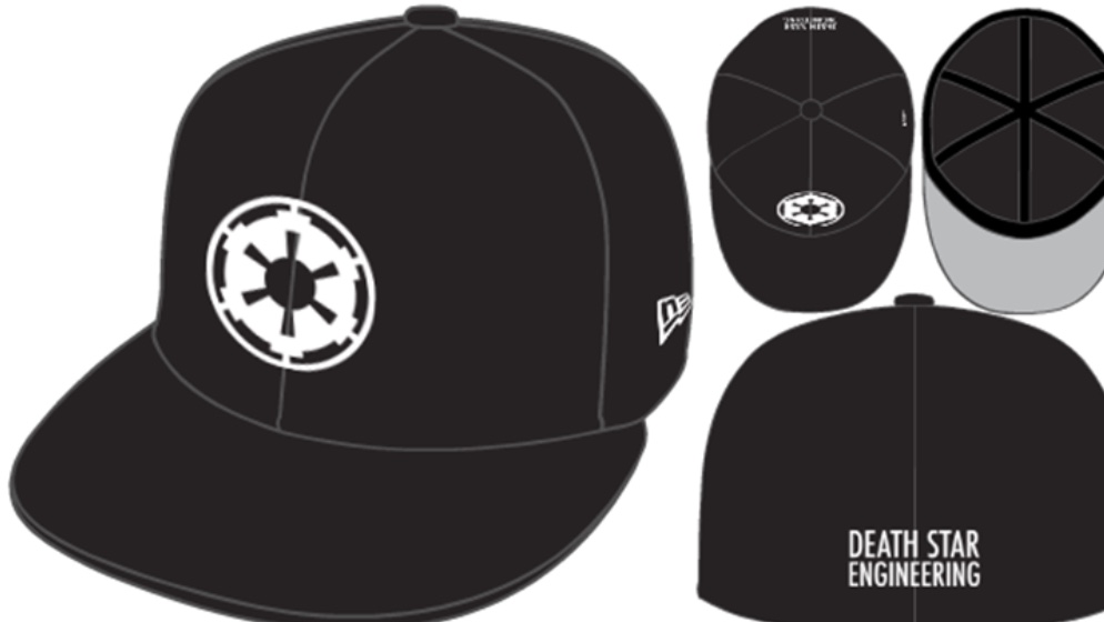 Star Wars Licensed Disney 59FIFTY Fitted exclusive Empire Cap The Death Star Engineering Imperial 1st Order Black White von New Era