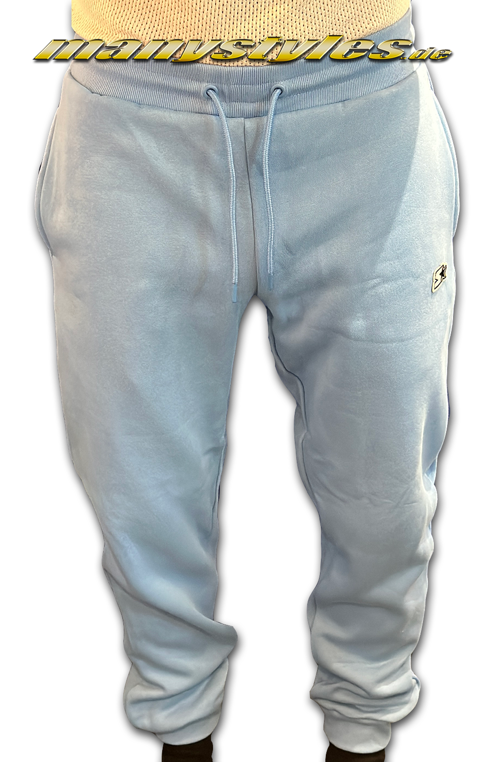 Starter Sweatshirt Fleece Suit Pants Skyblue